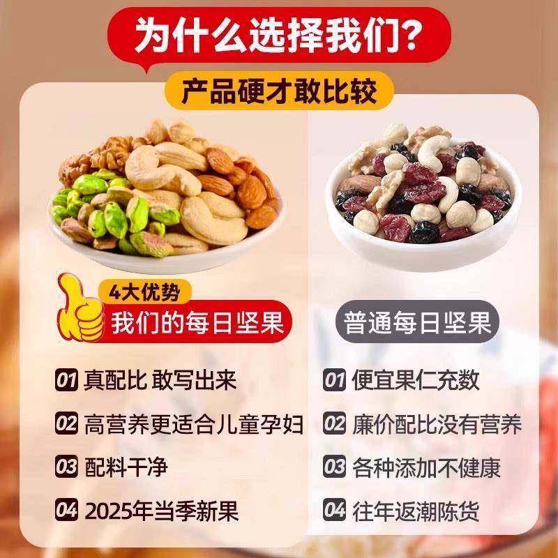 每日坚果混合纯坚果旗舰店独立小包装无孕妇儿童添专用加零食,淘宝优惠券,粉丝福利购,淘宝优惠卷