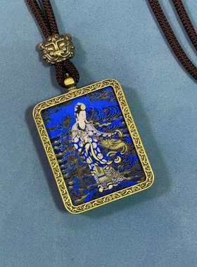 唐卡西藏非手绘唐卡吊坠十二生肖藏式释迦摩尼观音景区佛系纪念品