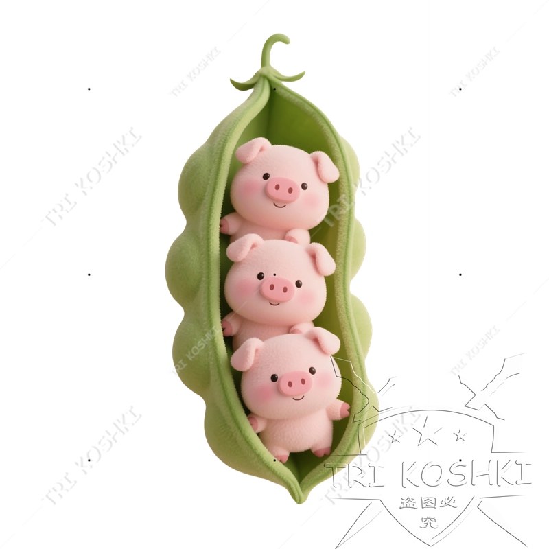 豌豆荚小猪墙贴画客厅卧室装饰画出租屋房间创意自粘防水防晒贴纸,淘宝优惠券,粉丝福利购,淘宝优惠卷