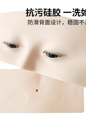 美睫练习头模三层上睫毛可提拉