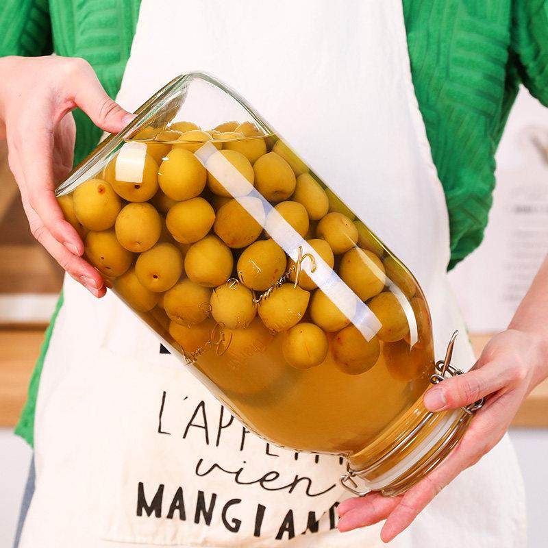 玻璃泡酒瓶家用青梅杨梅果酒专用卡扣密封罐10斤装带龙头高档酒坛,淘宝优惠券,粉丝福利购,淘宝优惠卷