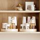 Can rotating seasoning tray multifunctional soy sauce bottle storage rack seasoning storage rack kitchen rotating salt countertop