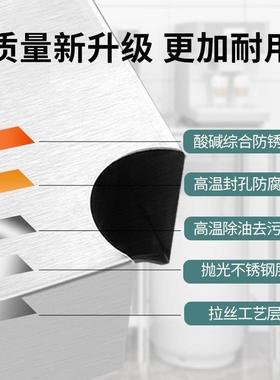 可折叠加厚304不锈钢壁挂置物架厨房简易墙上桌面一层打孔式架子