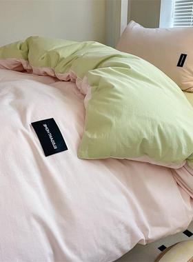 学生宿舍三件套被套床单含被芯枕芯一整套四件套床上用品