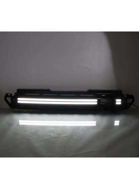 适用路虎新卫士中网灯路虎卫士改装中网日行灯发光中网配件前杠灯