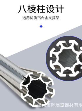 可出租八棱柱挂画展企业宣传双面广告展板书画摄影展搭建供应