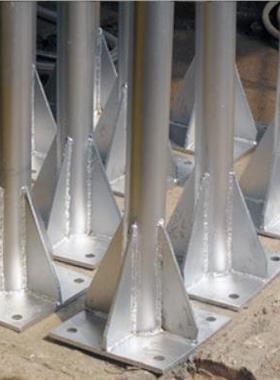 设施单柱式标志杆公路标志牌立杆标牌杆广角镜立杆