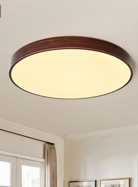 美式吸顶灯卧室灯复古简约客厅主卧房间圆形极简民宿乡村中山灯具