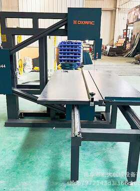 EVA塑胶材料直线弧形分切锯立式木工带锯机纸箱蜂窝纸板推台锯