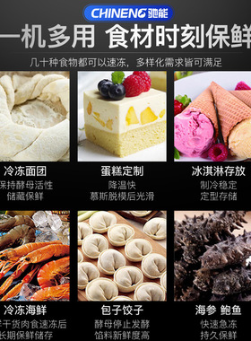 驰能商用插盘柜低温冷冻双门四门六门双温烘焙风冷无霜32盘冷藏柜
