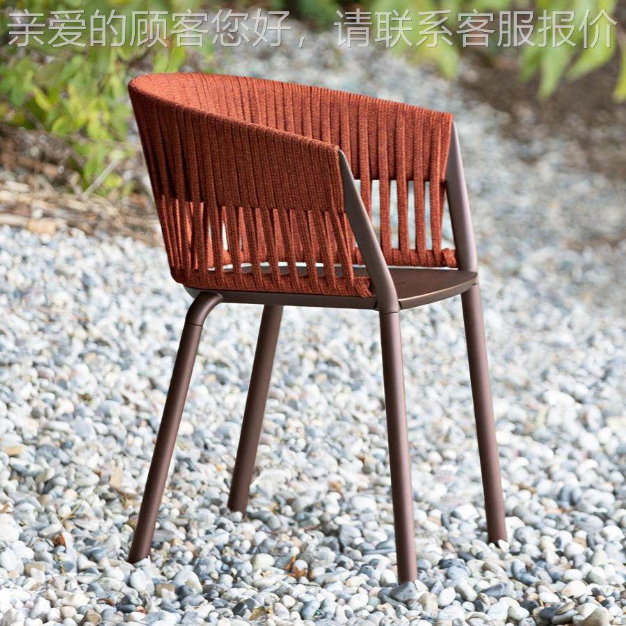 户外休闲桌椅岩板桌民宿庭院花园藤编6113餐椅别墅露餐阳天室台外,淘宝优惠券,粉丝福利购,淘宝优惠卷