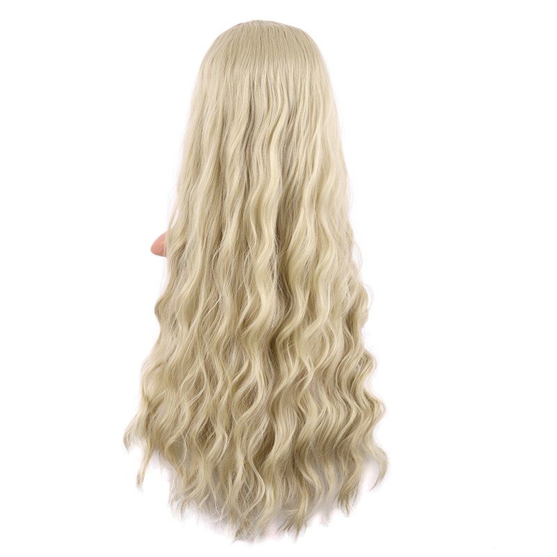 潼漫 cos假发女长发动漫高温丝蓬松Lolita长卷发奶金色中分全头套,淘宝优惠券,粉丝福利购,淘宝优惠卷