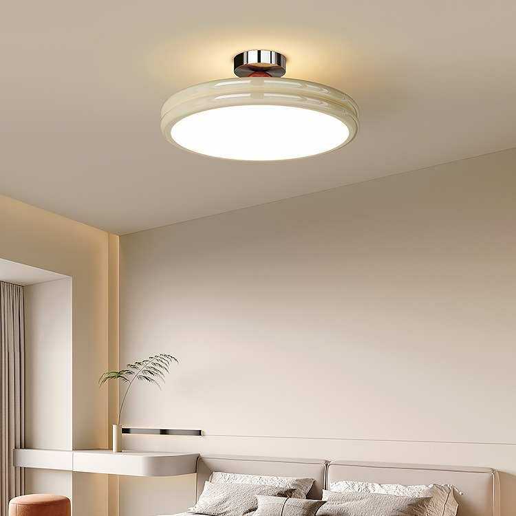 卧室吸顶灯现代简约个性创意圆形LED房间灯全光谱护眼主卧房间灯,淘宝优惠券,粉丝福利购,淘宝优惠卷