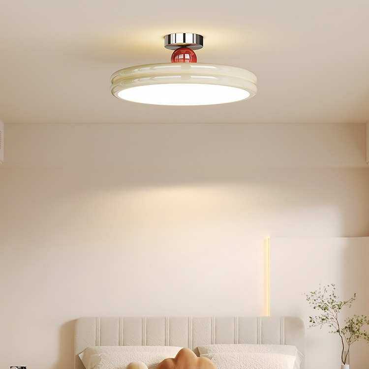 卧室吸顶灯现代简约个性创意圆形LED房间灯全光谱护眼主卧房间灯,淘宝优惠券,粉丝福利购,淘宝优惠卷