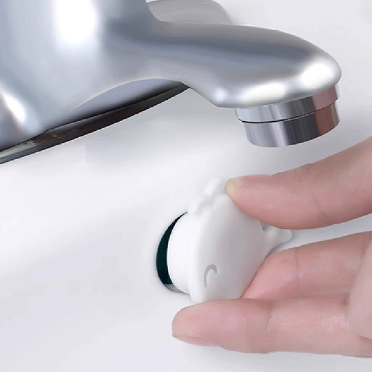 洗手盆溢水孔塞面盆溢水口橡胶密封盖洗脸盆水池塞子堵头漏水防臭