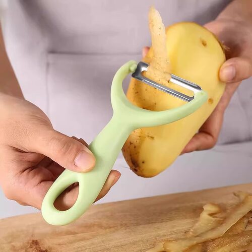 切菜削皮刀家用不锈钢削皮器瓜刨甘蔗削皮刀土豆刮皮刀厨房小刀具 - 图0