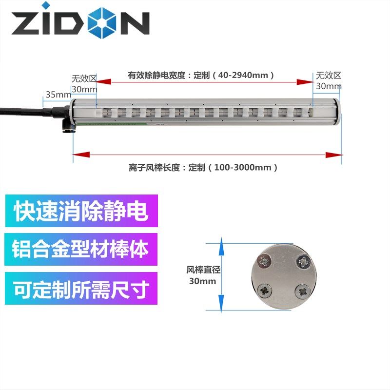 梳棉机工业静电消除器纺织筒子架拉幅检验机络筒机除静电离子风棒,淘宝优惠券,粉丝福利购,淘宝优惠卷