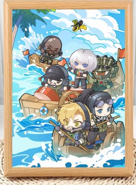 三角洲行动干员全家福创意相框