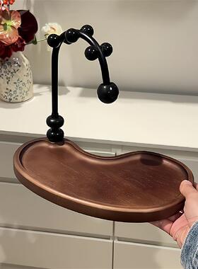 中古风玄关置物架进门钥匙架高级桌面摆件首饰架杂物收纳架托盘