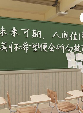 教室布置饰班级文化培训构辅导育自习学校励志标语背景