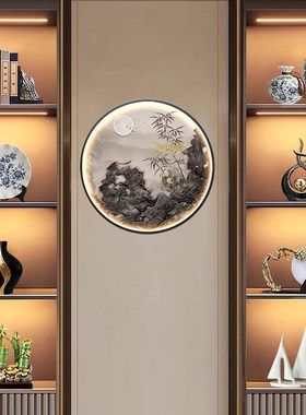 现代新中式禅意摆件高档创意客厅玄关酒柜电视柜家居办公室装饰品