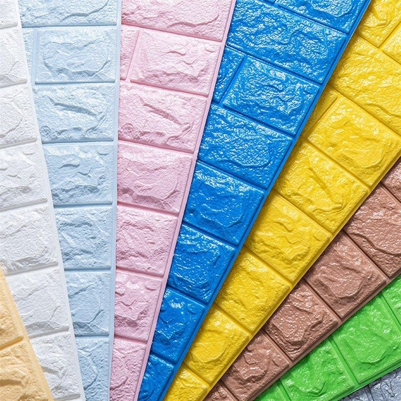 3d立体墙贴防水防潮壁纸卧室温馨泡沫砖背景墙面网红装饰自粘墙纸,淘宝优惠券,粉丝福利购,淘宝优惠卷