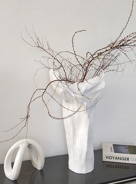 不规则陶瓷艺术摆件现代北欧书房桌面装饰品抽象简约个性家居设计