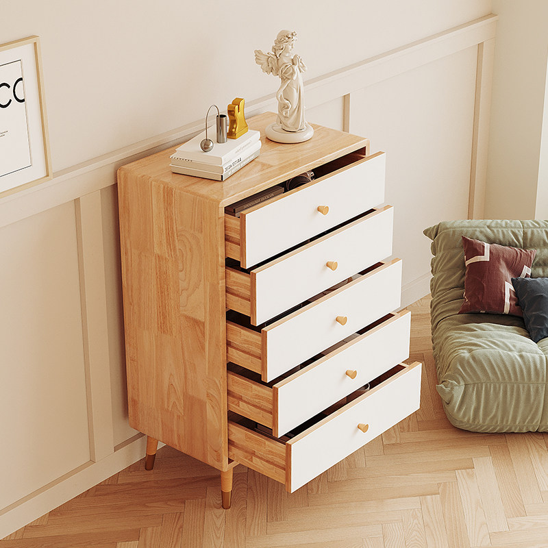 斗柜五斗柜实木收纳柜抽屉现代简约客厅床尾储物柜立柜靠墙主卧室,淘宝优惠券,粉丝福利购,淘宝优惠卷