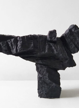 新中式书架摆设公司博古架软装酒柜艺术饰品人物太极抽象雕塑摆件