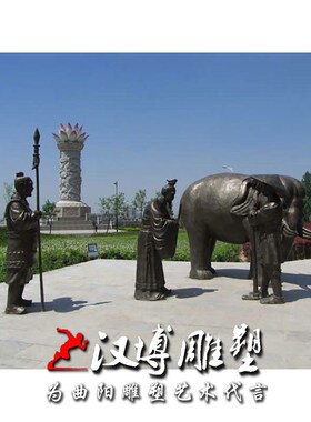 传统二十四孝文化馆戏彩娱亲玻璃钢古代人物铸铜雕塑民俗小品公园