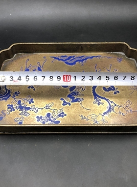 复古黄铜茶承茶具收纳盘中式 壶垫宋式做旧茶盘茶垫 制造 干泡盘