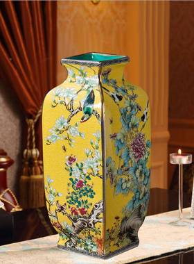 【折扣价】正品景德镇粉彩花仿古陶瓷器高端电视柜万现代瓶客厅卧