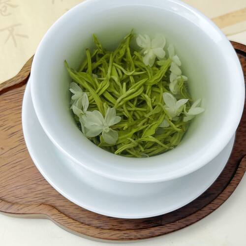 2026年新茶四川特产茶叶礼盒装官方飘雪茉莉花茶伴手礼送长辈朋友 - 图2