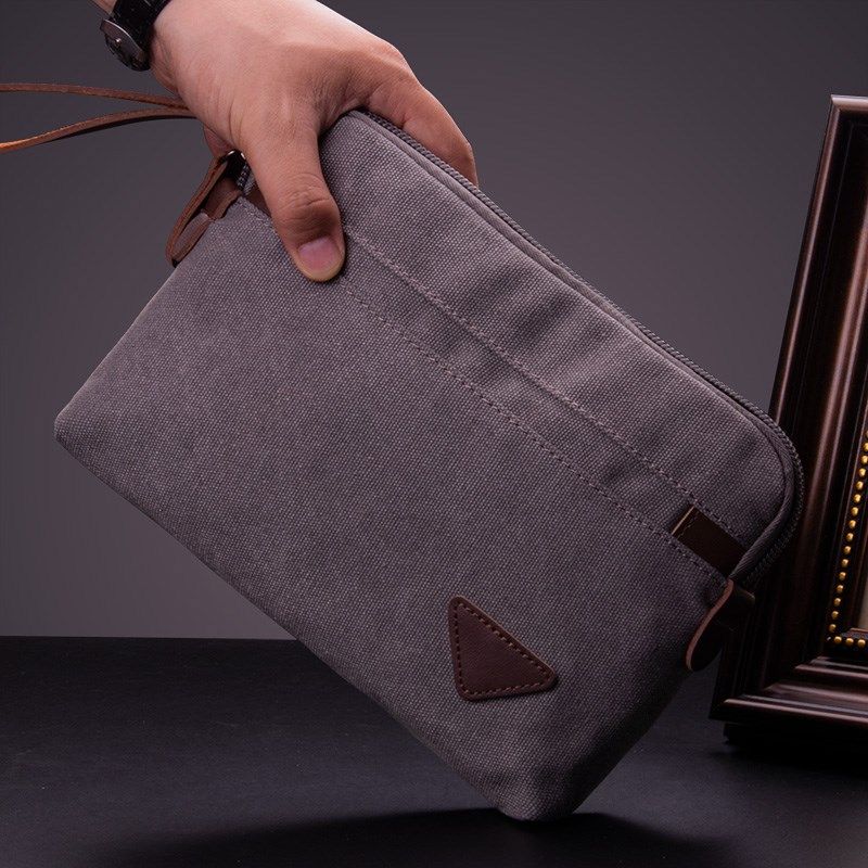 手包男手拿包男士钱包男款手拎包帆布大容量M商务休闲牛津布潮男,淘宝优惠券,粉丝福利购,淘宝优惠卷