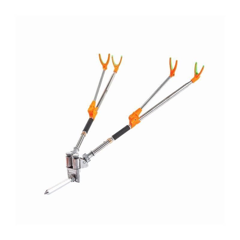 一拖二支架2.1米不锈钢双炮台支架钓箱钓椅台钓鱼竿双杆架鱼竿,淘宝优惠券,粉丝福利购,淘宝优惠卷