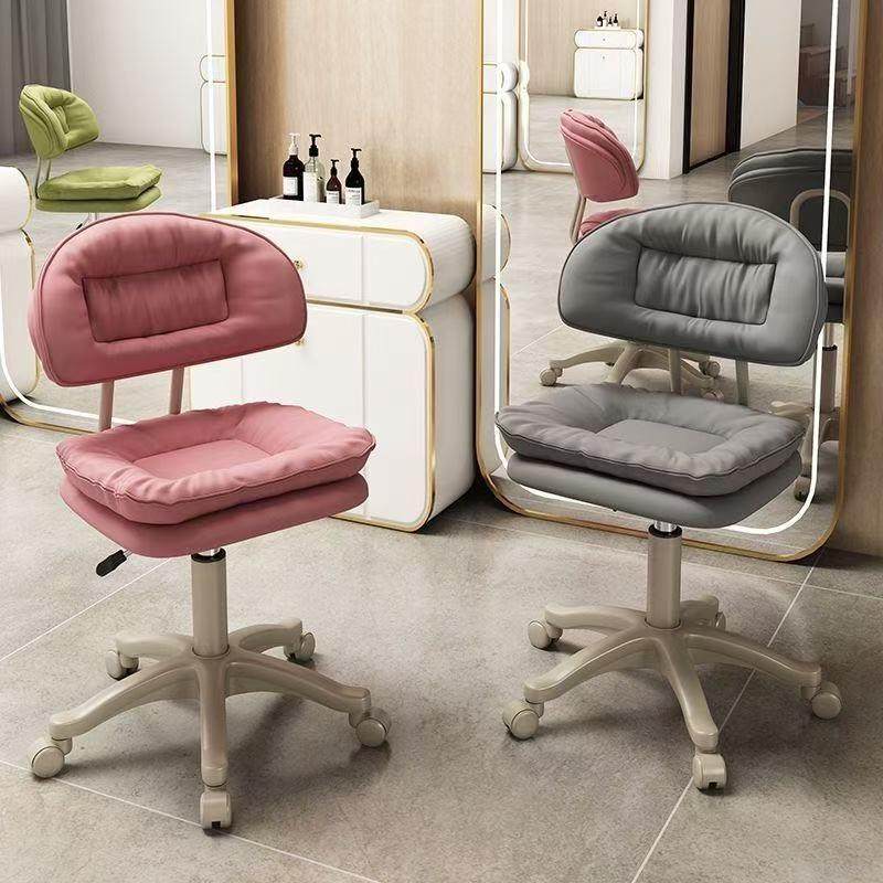 新款美甲椅子儿童软包靠背椅子靠背椅可折叠出租屋滑轮餐椅美甲椅,淘宝优惠券,粉丝福利购,淘宝优惠卷