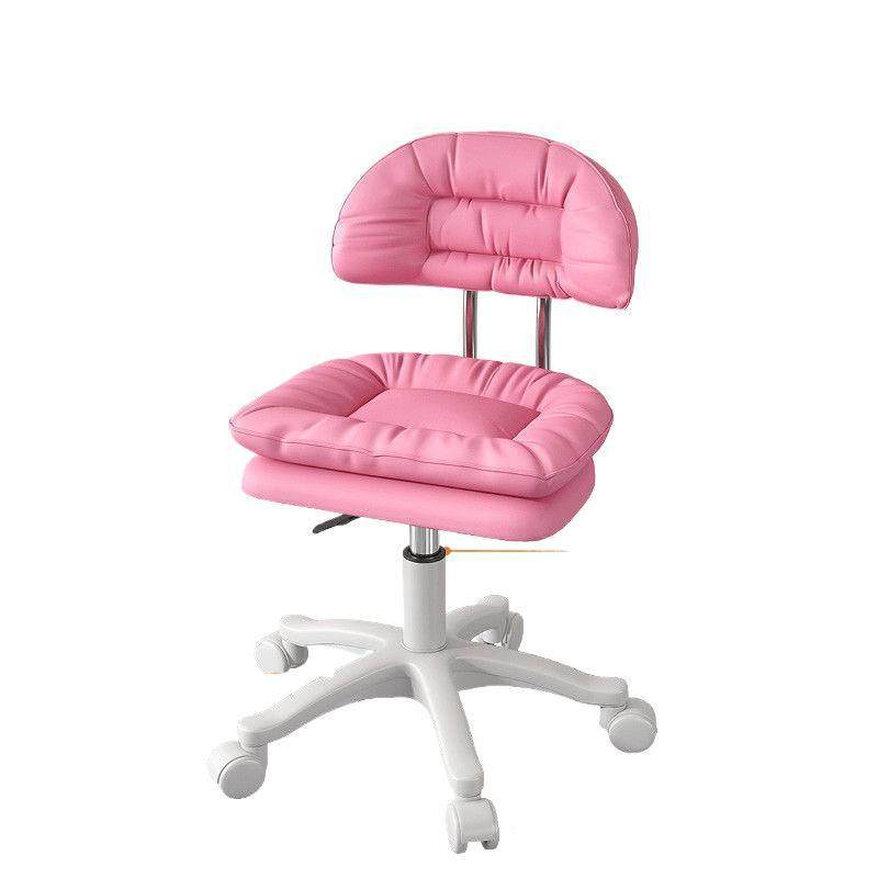 新款美甲椅子儿童软包靠背椅子靠背椅可折叠出租屋滑轮餐椅美甲椅,淘宝优惠券,粉丝福利购,淘宝优惠卷