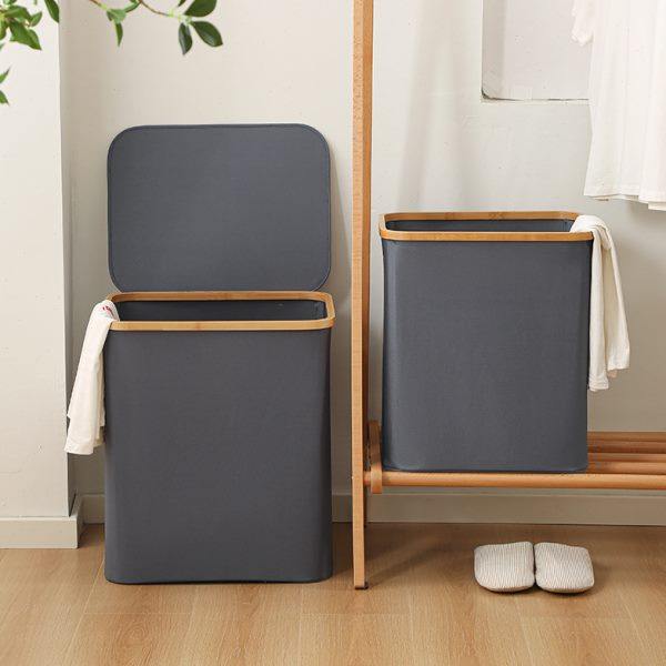 Bathroom laundry basket light luxury household larger dirty clothes basket foldable storage basket dirty clothes storage basket storage basket