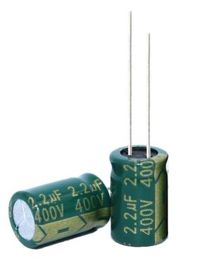 铝电解电容400V2.2UF6X12mm绿金高频微波炉电容400v工厂