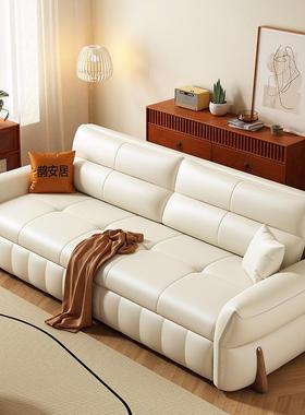 沙发床一体两用可折叠客厅书房爆款小户型储物奶油