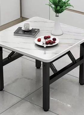 可折叠地摊桌正方形吃饭桌子夜市折叠桌饭馆餐桌出租屋多功能桌子