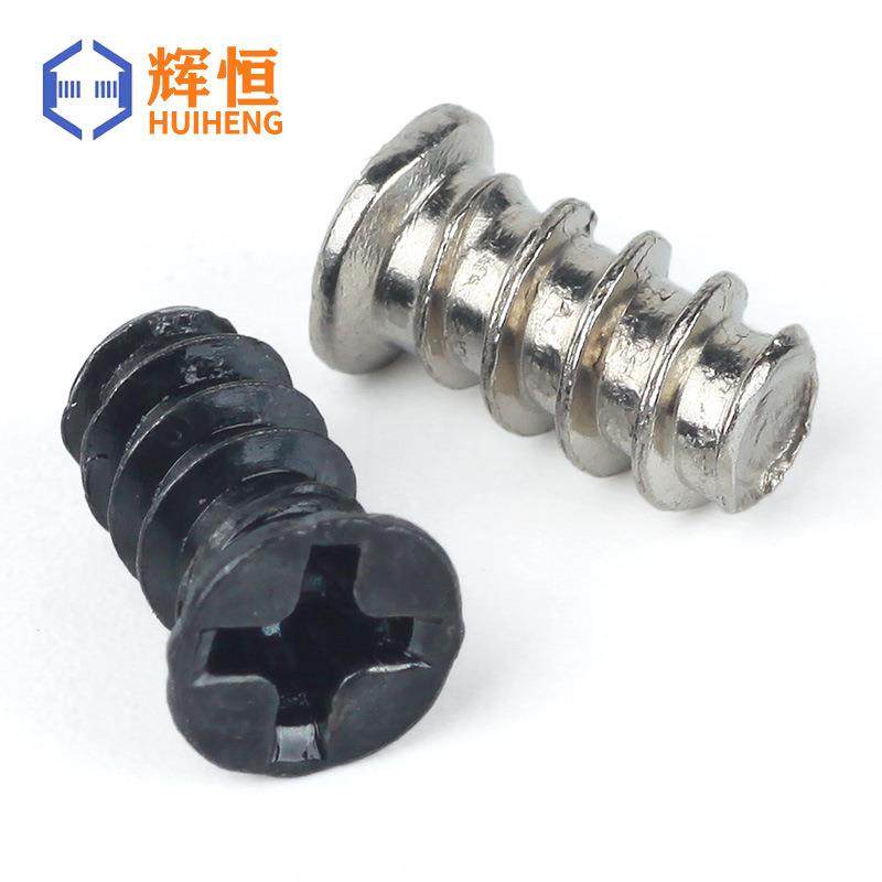 KB nickel-plated black cross countersunk head flat tail self-tapping screw computer case power supply cooling fan screw M5*810