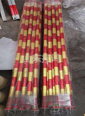 出售煤矿井下栅栏用聚氯乙烯材料可调节式警示吊杆反光警示棒