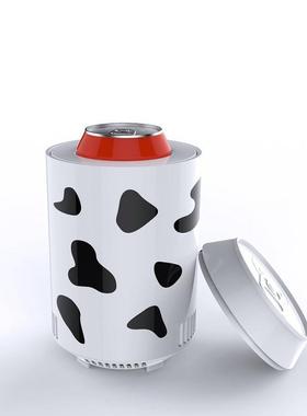 新款0.5L可乐罐迷你冰箱家用USB车载冰箱低功率学生宿舍小型冰箱