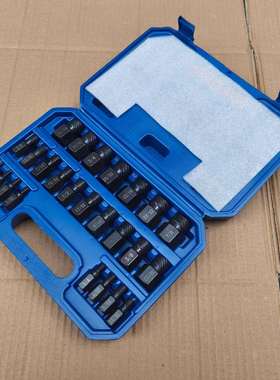 25件套螺母取出器断头螺丝取出器内六角螺栓拆除工具