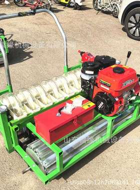 小颗粒精播机儒源自走式蔬菜播种机电动款多行点播机