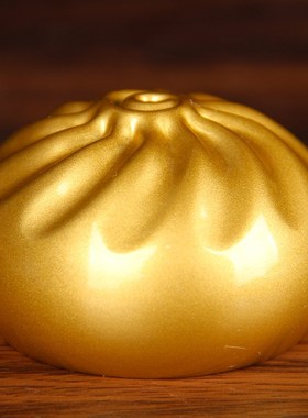 铜福包 铜包子 蒸蒸日上小福包桌面书房装饰品包子摆件成功包
