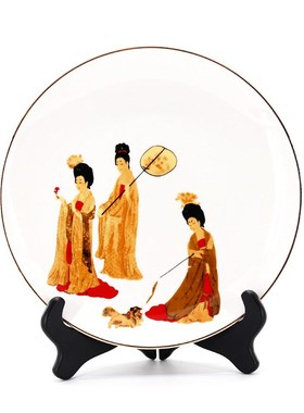 创意家居装饰品酒店摆件客厅橱窗展示盘餐厅摆盘工U艺品样板房软