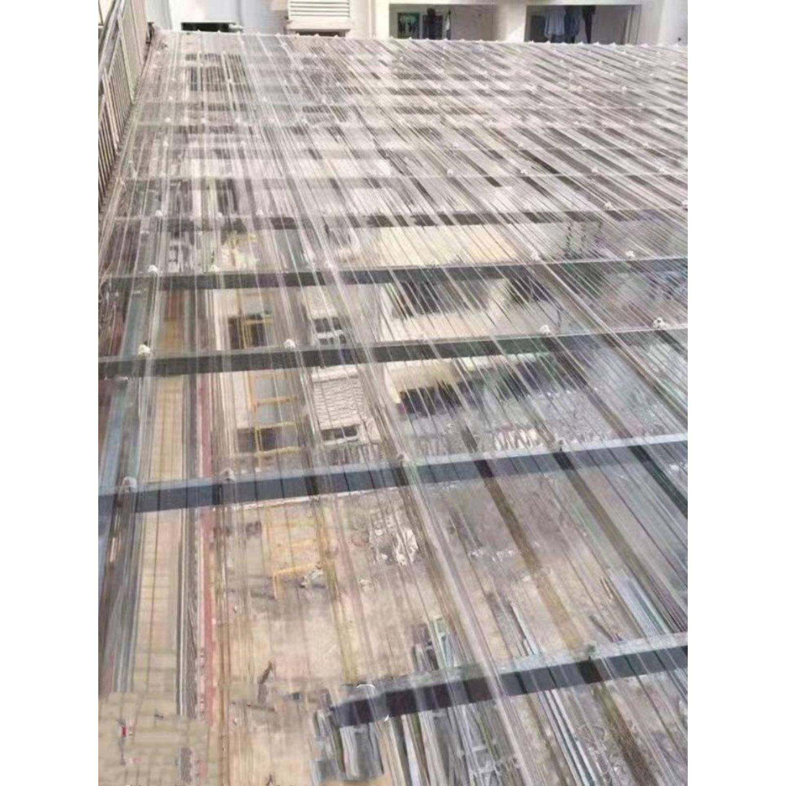 1.0毫米厚PC全透明采光瓦亮瓦塑料瓦雨棚耐力板屋顶阳台车库加厚,淘宝优惠券,粉丝福利购,淘宝优惠卷