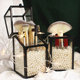 Internet celebrity glass beauty brush barrel non-acrylic transparent makeup brush barrel desktop dormitory cosmetic storage and organization